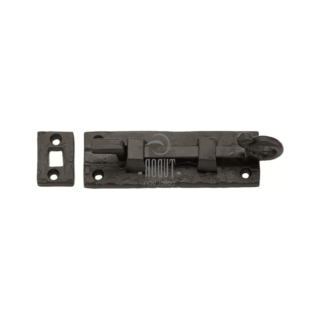 M Marcus Tudor Rustic Black Monkey Tail End Necked Door Bolts 76mm & 102mm lengths available