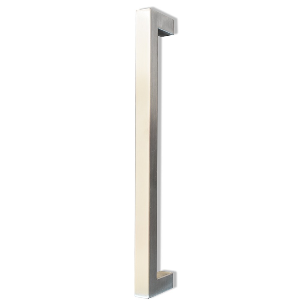 Square Section Pull Handle – Bolt Fixing – Satin Stainless Steel