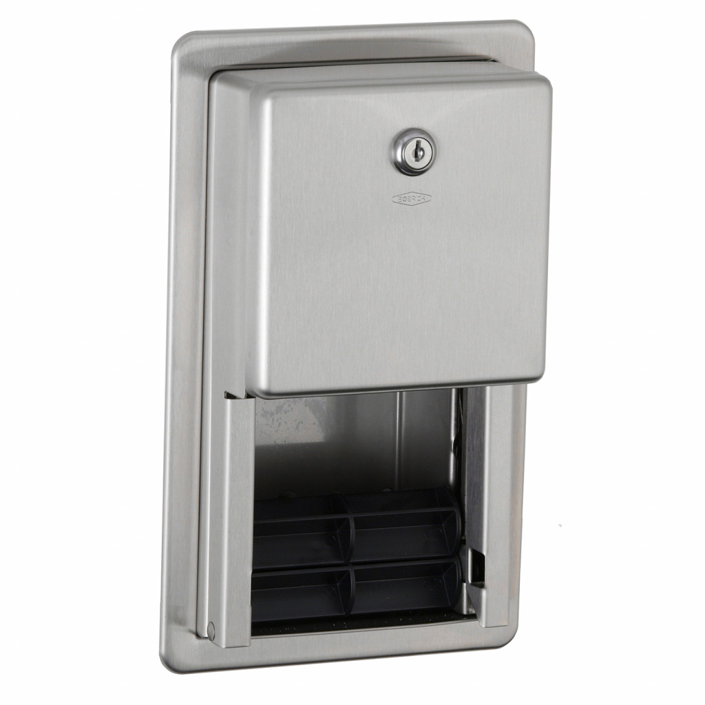 Bobrick B-3888 ClassicSeries® Recessed Multi-Roll Toilet Tissue Dispenser