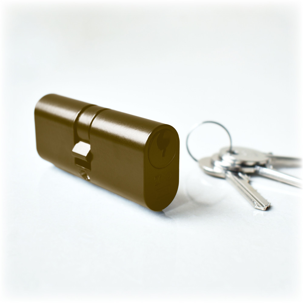 Oval Profile 5 Pin Double Cylinder – Adonic Bronze 2K sprayed