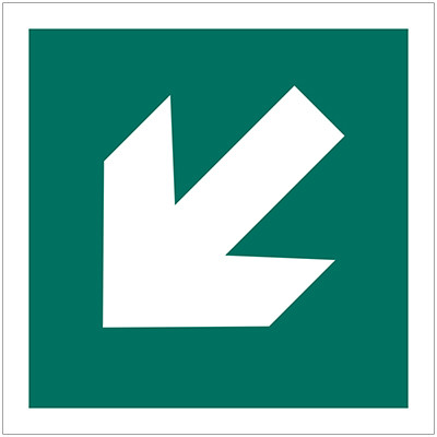 Diagonal Arrow only sign