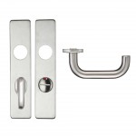 Antimicrobial Eco-Friendly Bathroom Lever Furniture with Emergency External Release for DIN Lock Cases