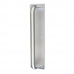 Antimicrobial Eco-Friendly Tubular Pull Handle Mounted on Back Plate – Face Fixing