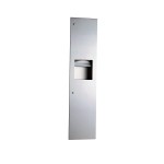 Bobrick B-38034 TrimLineSeries™ Recessed Paper Towel Dispenser/14.4L Waste Bin 