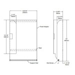 Bobrick B-3947 ClassicSeries® Recessed Convertible Paper Towel Dispenser/68.1L Waste Receptacle