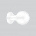 Mortice Ball Knob Furniture – Screw on Rose (Unsprung)
