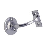 M Marcus Heritage Brass Handrail Brackets 64mm Projection