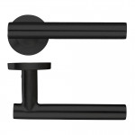 Antimicrobial Eco-Friendly Round Rose T-bar Lever Handles – Push on Rose (Sprung)