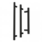 Antimicrobial ‘T-Bar’ Grooved Wardrobe & Cabinet Handles Complete with Bolt Through Fixings