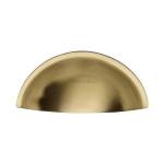 M Marcus Heritage Brass Half Moon Cabinet Drawer Pull 57mm centre to centre
