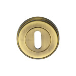 M Marcus Heritage Brass Round Standard Key Escutcheon 53mm 