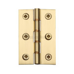 M Marcus Heritage Brass Hinge with Phosphor Washers 76mm x 50mm
