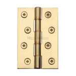 M Marcus Heritage Brass Hinge with Phosphor Washers 102mm x 66mm