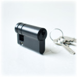 Euro Profile 5 Pin Single Cylinder – Matt Black 2k Sprayed