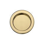 M Marcus Heritage Brass Circular Flush Pull Handle Set (sold as a pair) 57mm 