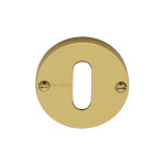 M Marcus Heritage Brass Round Standard Keyhole Escutcheon 45mm 