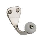 M Marcus Heritage Brass Traditional Single Robe Hook