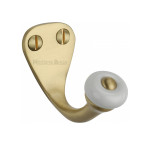 M Marcus Heritage Brass Traditional Single Robe Hook