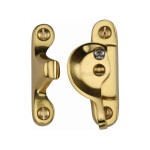 M Marcus Heritage Brass Fitch Pattern Lockable Sash Fastener supplied with one key