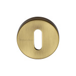 M Marcus Heritage Brass Round Standard Key Escutcheon 46mm 