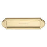M Marcus Heritage Brass Curved Gravity Letter Plate 280 x 78mm