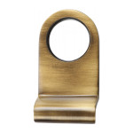 M Marcus Heritage Brass Curved Cylinder Door Pull To Suit Yale Type Cylinder 84 x 45mm