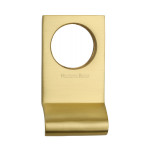 M Marcus Heritage Brass Square Cylinder Door Pull To Suit Yale Type Cylinder 84 x 45mm