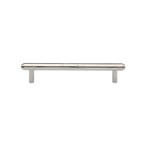 M Marcus Heritage Brass Cabinet Pull Stepped Design 128mm Centre to Centre