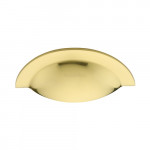 M Marcus Heritage Brass Crescent Drawer Cup Pull 57mm Centre to Centre
