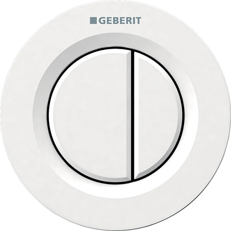 Geberit 116.043.11.1 Dual Flush Button Pneumatic - White
