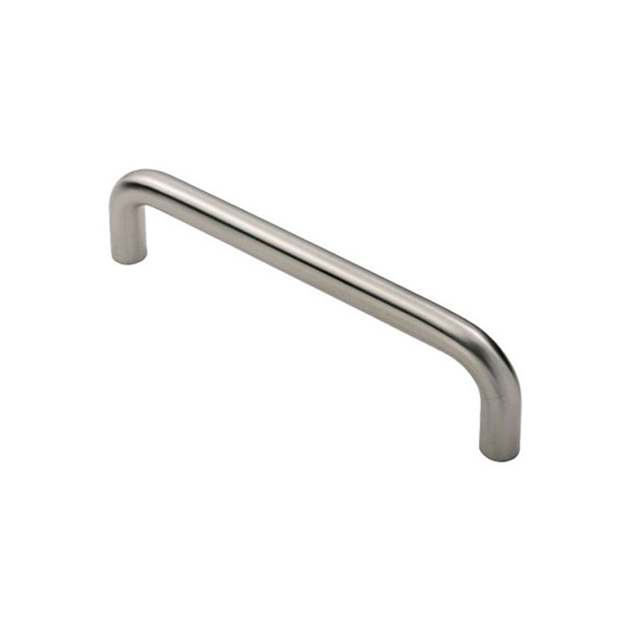 Carlisle Brass Eurospec Satin Stainless Steel Cabinet Pull D Handle 128mm Centre to Centre