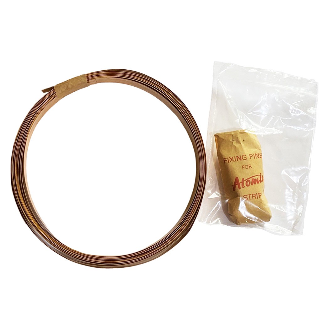 The Original "Atomic" Copper Alloy Draught Excluder Strip for Timber