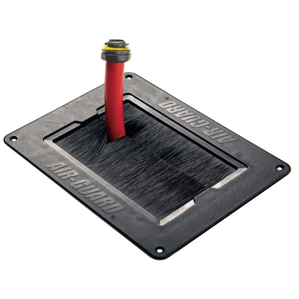 AirGuard® Extreme, Rectangular Floor Access Cable Grommet, with flame