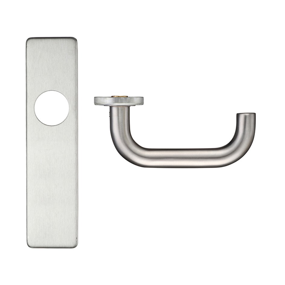 Traditional Lever Latch Furniture – Satin Stainless Steel