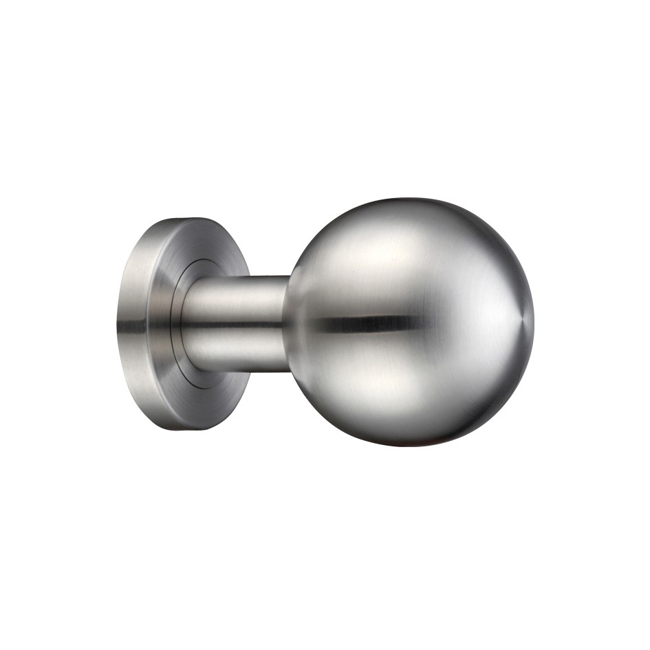 Antimicrobial Mortice Ball Knob Furniture – Screw on Rose (Unsprung)