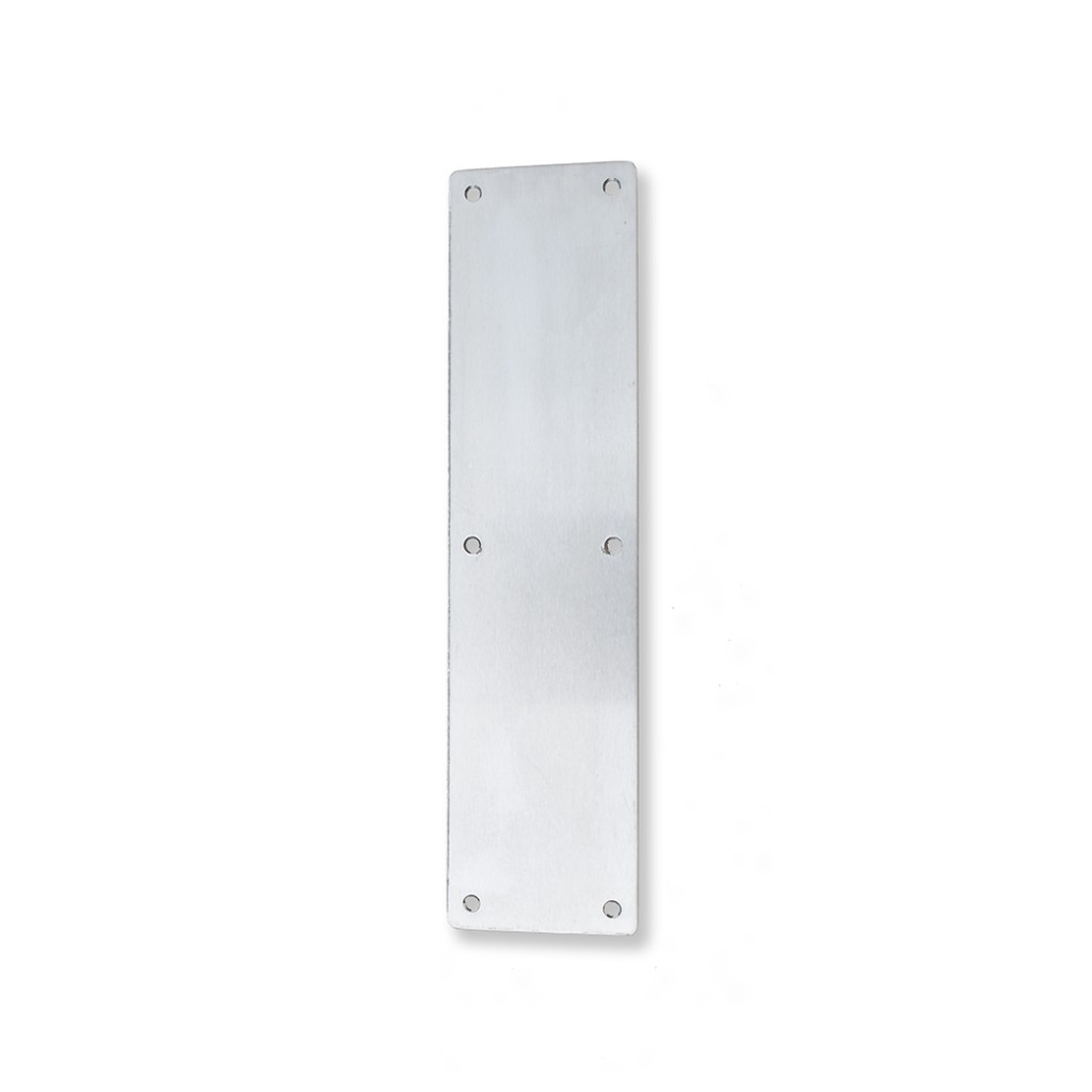 Plain Finger Plates – Antimicrobial Satin Stainless Steel