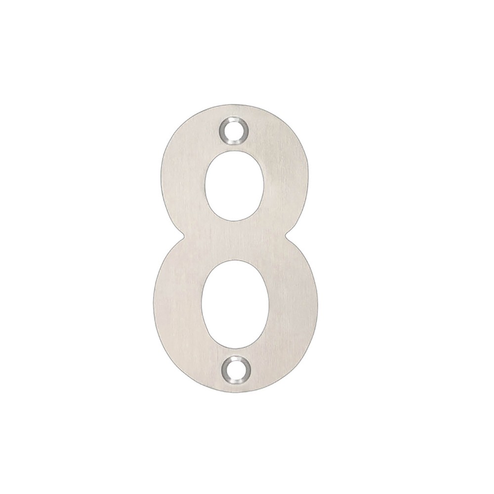 Number 8 – Available in 50mm, 75mm & 100mm – Antimicrobial Satin Stainless Steel