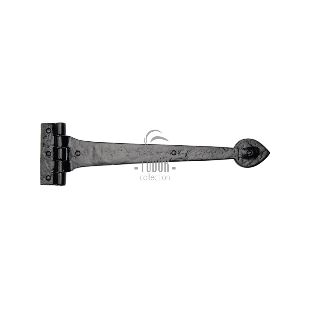 M Marcus Tudor Rustic Black Strap Hinges 308mm