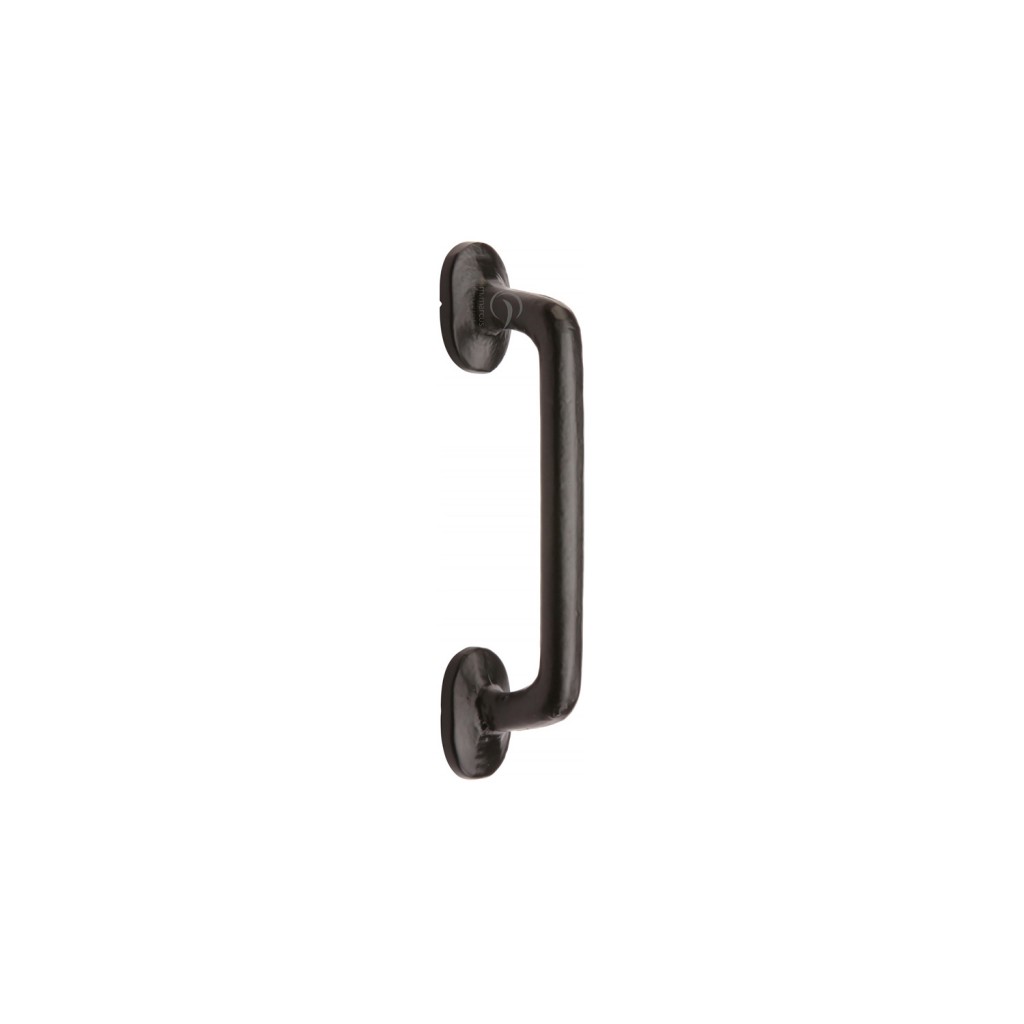 Tudor Rustic Black Bolt Fixing Traditional Cabinet Pull Handle – 125mm, 160mm, 192mm & 224mm overall lengths available