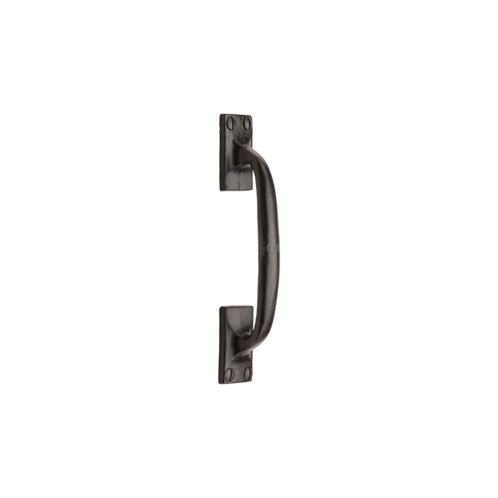 M Marcus Tudor Rustic Black Face Fixing Offset Cabinet Pull Handle 159mm, 210mm & 260mm overall lengths available