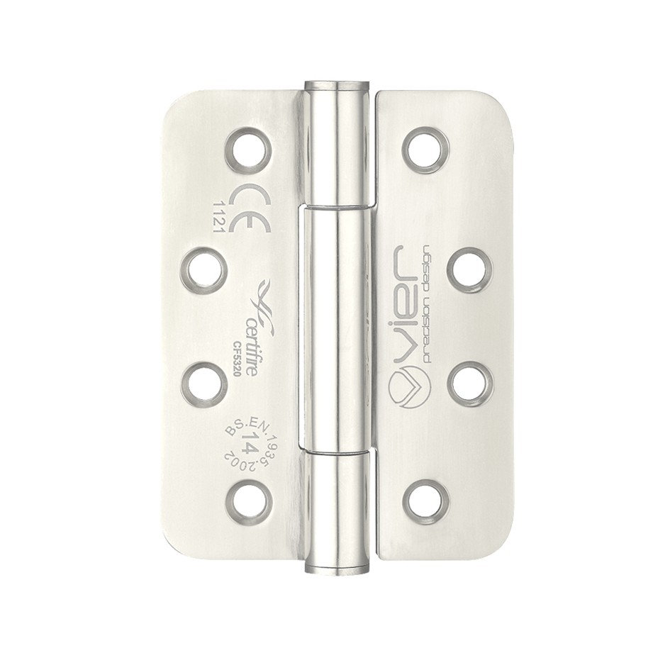 Extremely Heavy Duty Grade 14 Concealed Knuckle Hinges, 102 x 76 x 3mm, PSS – Radius corners