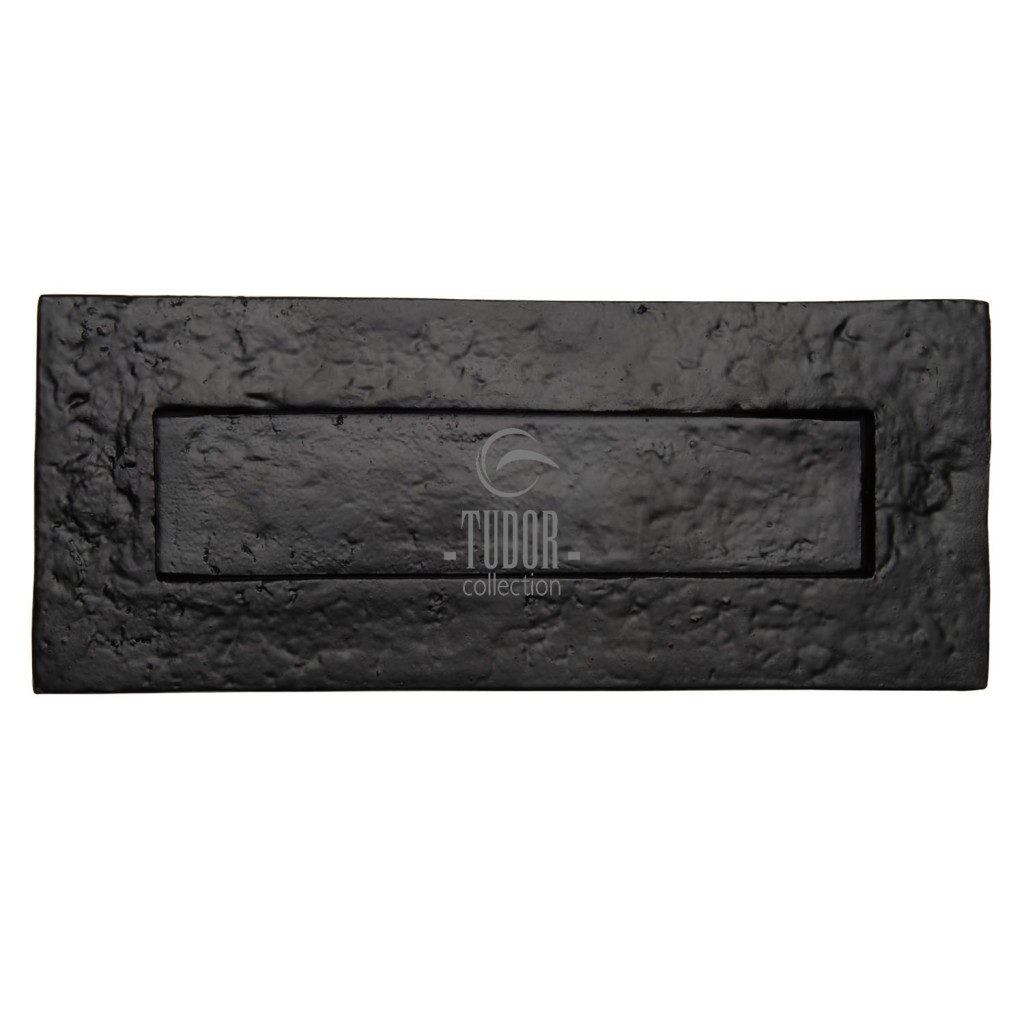 M Marcus Tudor Rustic Black Letterplate 343 x 96mm