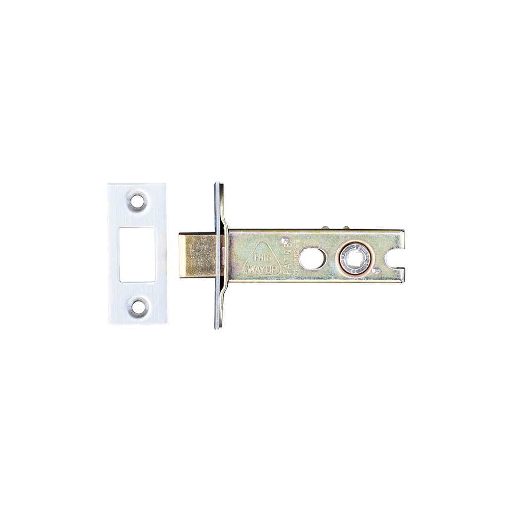 Heavy Duty Architectural Tubular Bathroom Deadbolt – Satin Stainless Steel