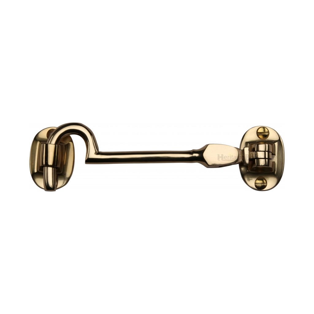 M Marcus Heritage Brass Cabin Hook for Holding Doors Open 102mm & 152mm sizes available