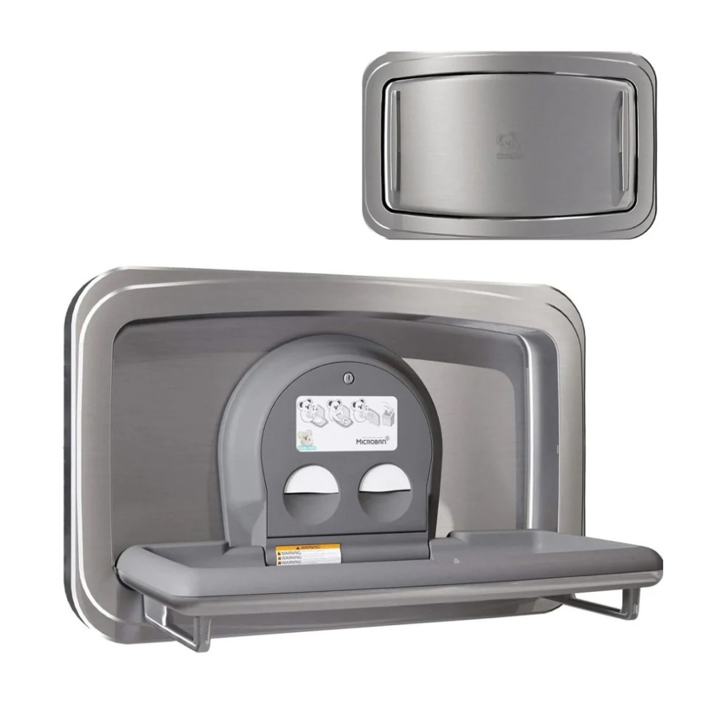 Bobrick Koala Kare KB310-SSWM Horizontal Surface-Mounted Baby Changing Station