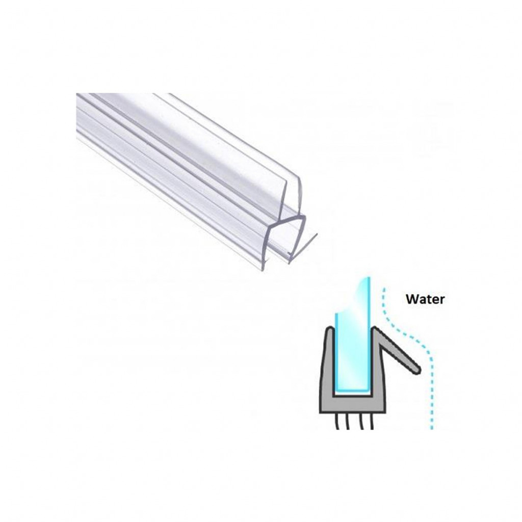 Glass-to-Floor PVC Wiper Seal – Supplied in 2500mm lengths