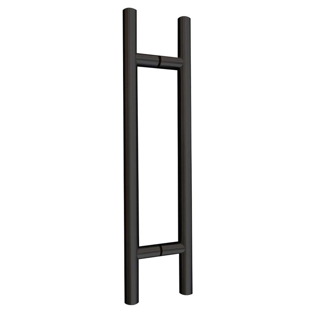 SPECIAL OFFER Back to Back Fixing T-Bar Pull Handles for glass and timber doors – Antimicrobial Matt Black – kills COVID-19