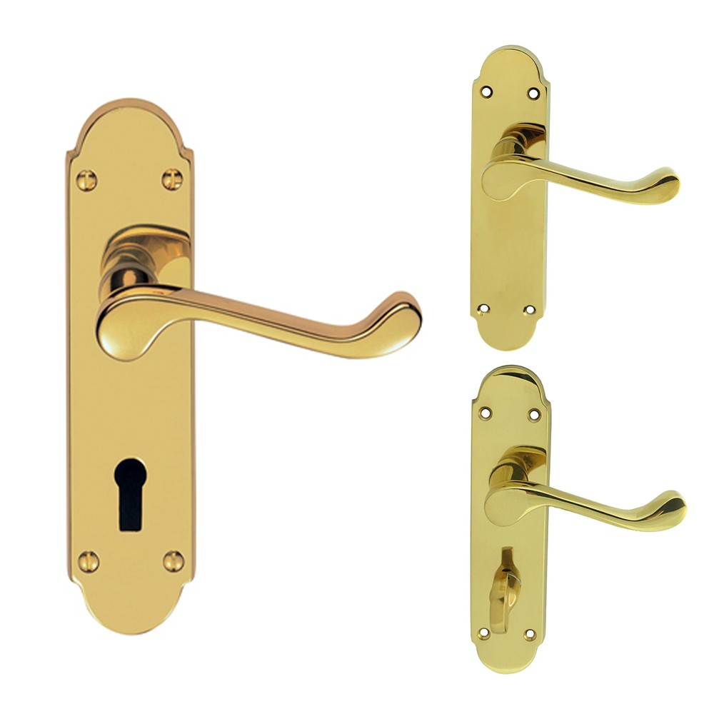 Carlisle Brass Oakley Lever on Plate - Polished Brass