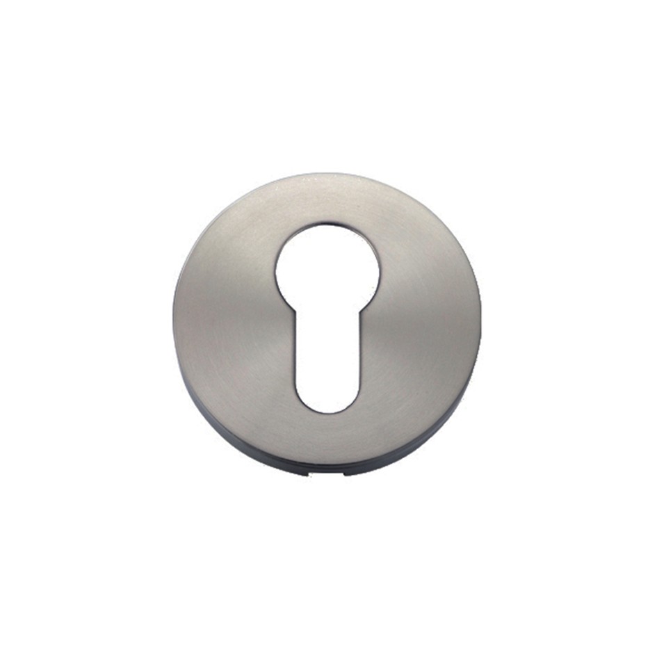Euro Profile Concealed Fixing Escutcheons – Push on Rose – 52mm Ø – Antimicrobial Satin Stainless Steel