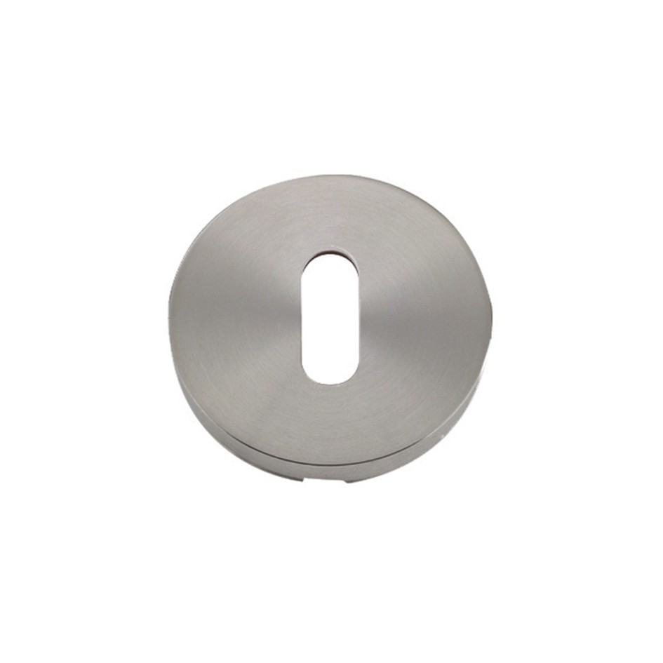 Standard Profile Concealed Fixing Escutcheons – Push on Rose – 52mm Ø – Antimicrobial Satin Stainless Steel